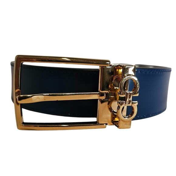 Ferragamo Reversible and adjustable Gancini belt - Picture 1 of 8